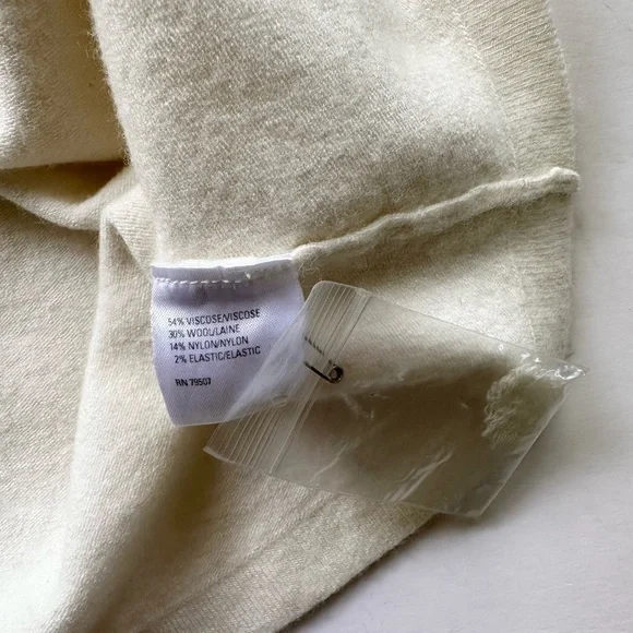 Isda & Co. Ivory Cowl Neck Sweater from Nordstrom Size L NWT - Picture 11 of 12